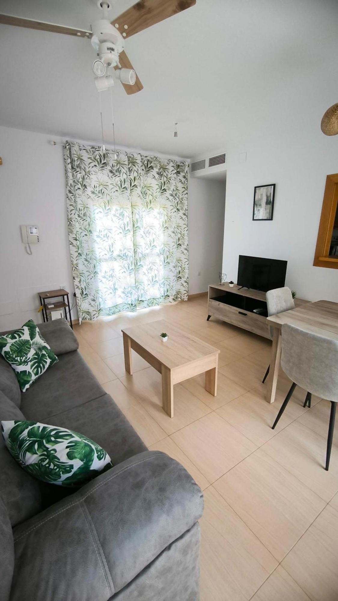Apartamento Dos Habitaciones Con Piscina Y Gran Terraza Roquetas de Mar Eksteriør billede